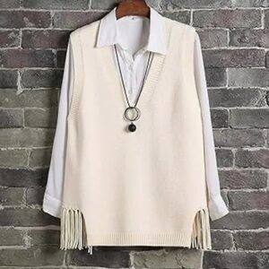 Cyrus Knit Sleeveless Sweater Vest Tank